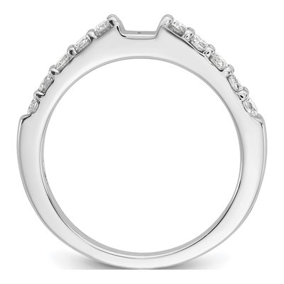 14K White Gold Diamond Engagement Engagement Ring Semi-Mount – view 2