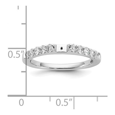 14K White Gold Diamond Engagement Engagement Ring Semi-Mount – view 8