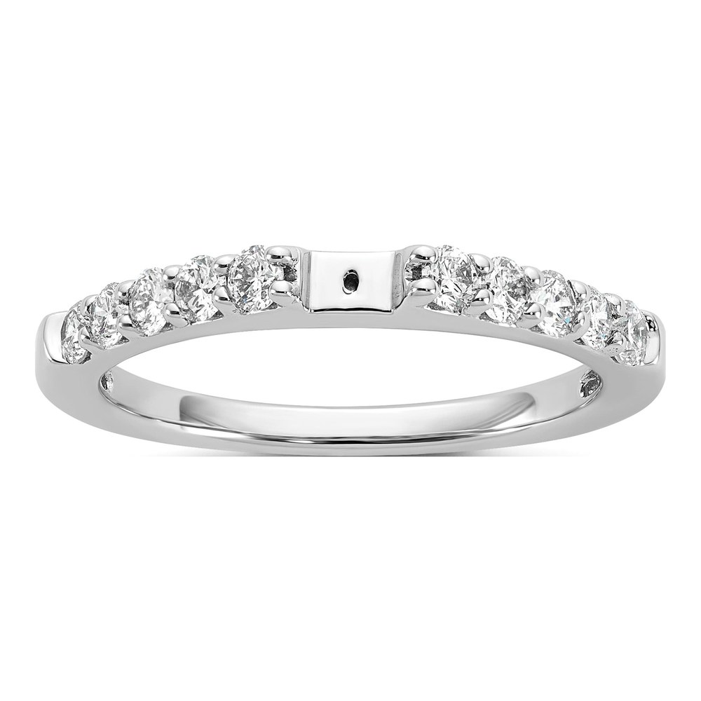 14K White Gold Diamond Engagement Engagement Ring Semi-Mount