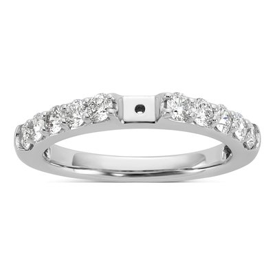 14K White Gold Engagement Ring Mounting