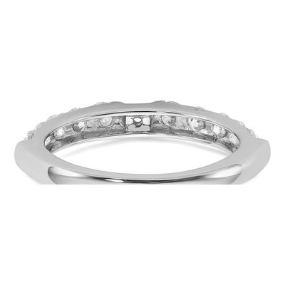 14K White Gold Peg Set Engagement Ring Mounting – view 8