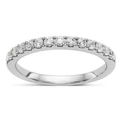 14K White Gold 1/3 ct tw Diamond Wedding Ring