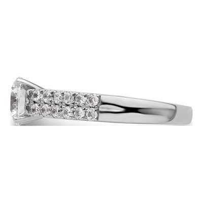 14K White Gold Diamond Engagement Engagement Ring Semi-Mount – view 4