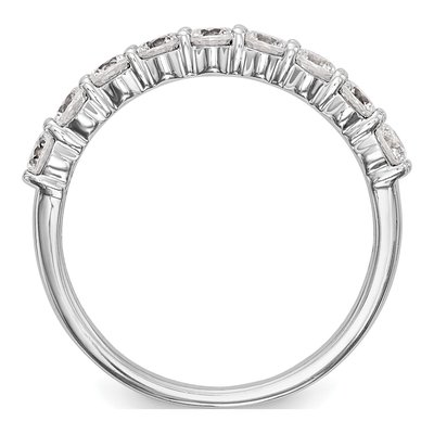 14K White Gold 3/4 ct tw Lab-Grown Diamond Wedding Band – view 2