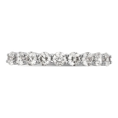 14K White Gold 3/4 ct tw Diamond Wedding Band – view 4