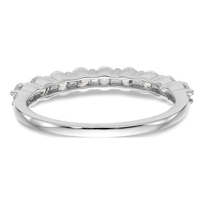 14K White Gold 3/4 ct tw Diamond Wedding Band – view 5
