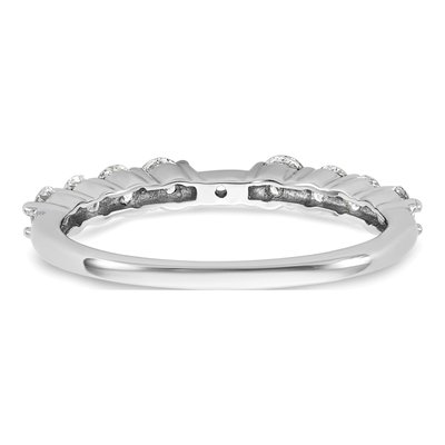 14K White Gold Lab-Grown Diamond Engagement Ring Semi-Mount – view 8
