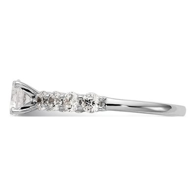 14K White Gold Diamond Engagement Engagement Ring Semi-Mount – view 4