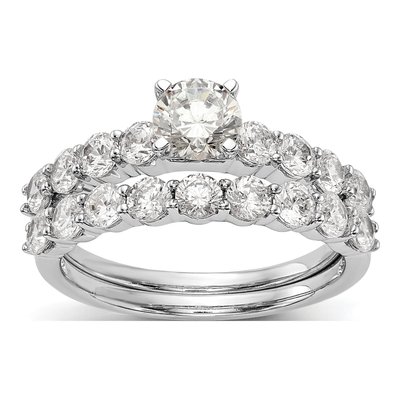 14K White Gold Diamond Engagement Engagement Ring Semi-Mount – view 8