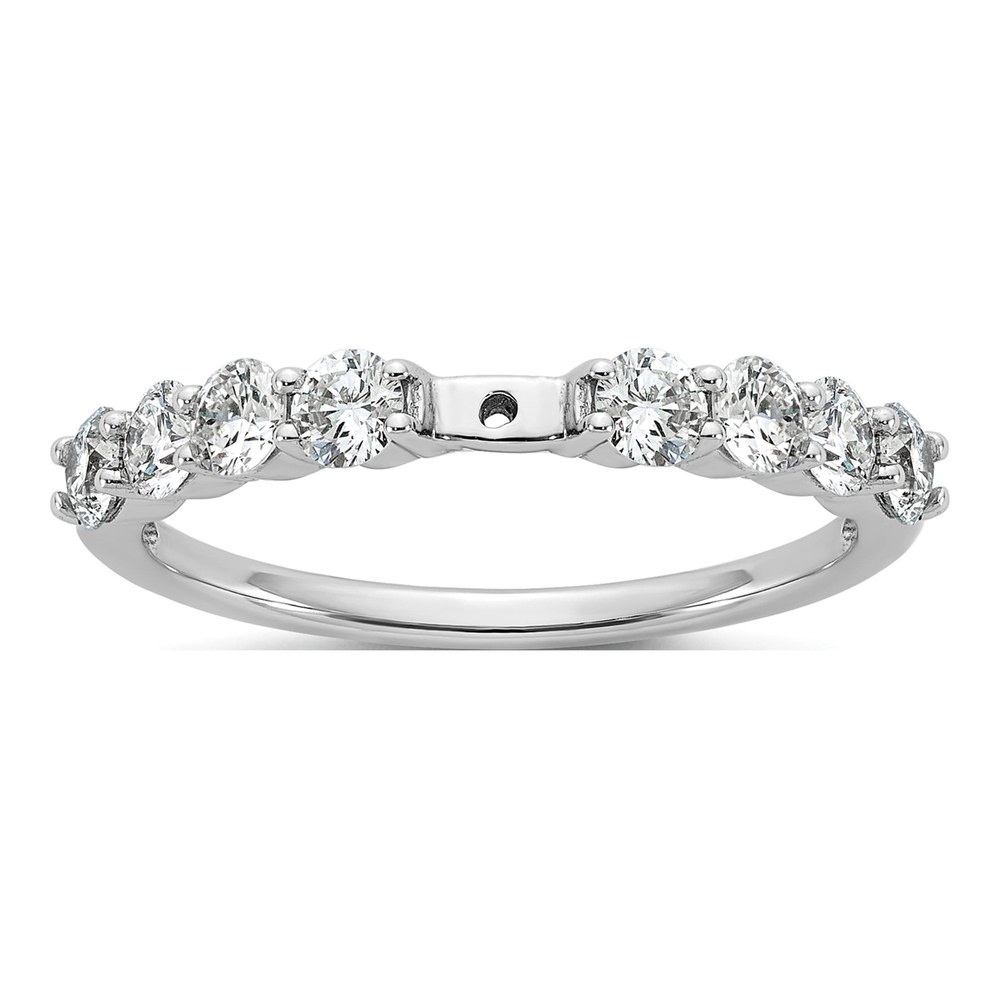 14K White Gold Diamond Engagement Engagement Ring Semi-Mount