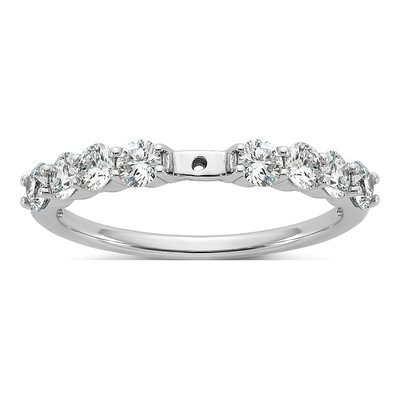 14K White Gold Diamond Engagement Engagement Ring Semi-Mount