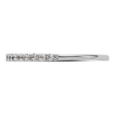 14K White Gold 1/4 ct tw Diamond Wedding Band – view 3