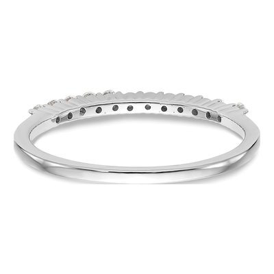 14K White Gold 1/4 ct tw Diamond Wedding Band – view 5