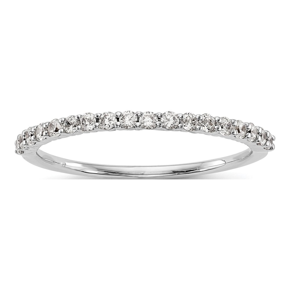 14K White Gold 1/4 ct tw Diamond Wedding Band