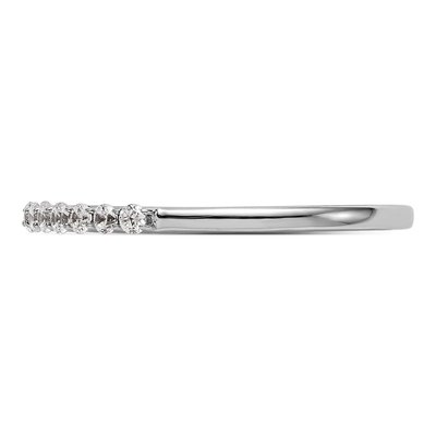 14K White Gold 1/4 ct tw Diamond Wedding Band – view 4