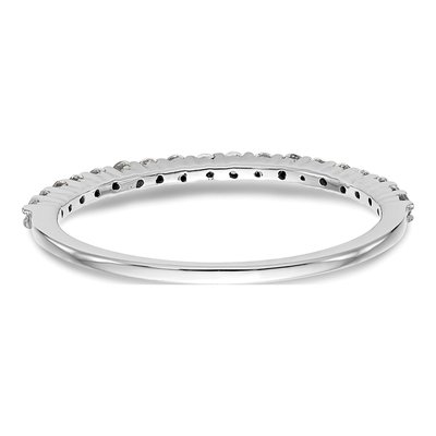 14K White Gold 1/4 ct tw Diamond Wedding Band – view 6