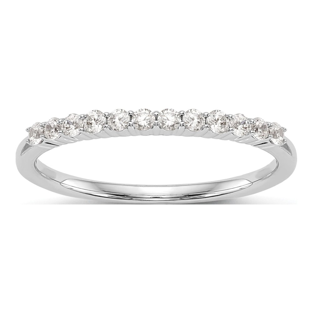 14K White Gold 1/4 ct tw Diamond Wedding Band