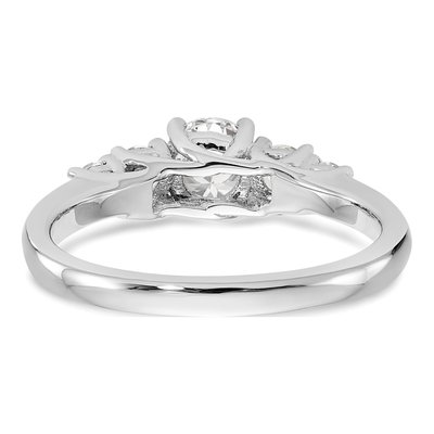 14K White Gold 1/2 ct tw Diamond Wedding Band – view 5