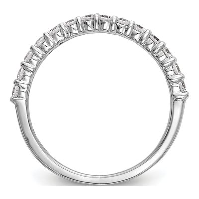14K White Gold 3/8 ct tw Lab-Grown Diamond Wedding Band – view 3
