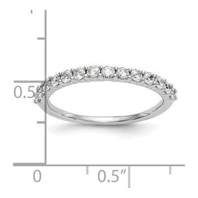 14K White Gold 3/8 ct tw Lab-Grown Diamond Wedding Band – view 8