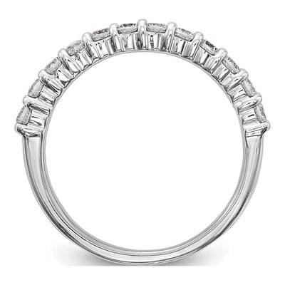 14K White Gold 5/8 ct tw Diamond Wedding Band – view 3