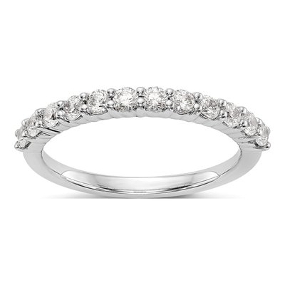 14K White Gold 5/8 ct tw Diamond Wedding Band