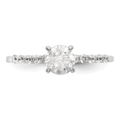 14K White Gold Diamond Engagement Engagement Ring Semi-Mount – view 5