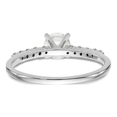 14K White Gold Diamond Engagement Engagement Ring Semi-Mount – view 6