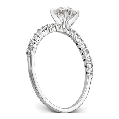 14K White Gold Diamond Engagement Engagement Ring Semi-Mount – view 7