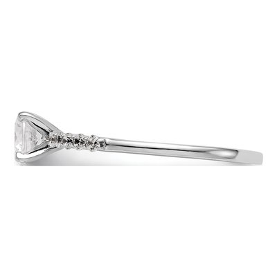 14K White Gold Diamond Engagement Engagement Ring Semi-Mount – view 4