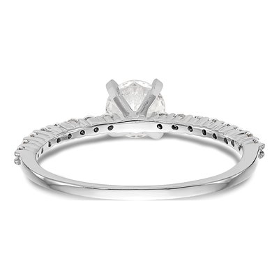 14K White Gold Diamond Engagement Engagement Ring Semi-Mount – view 6