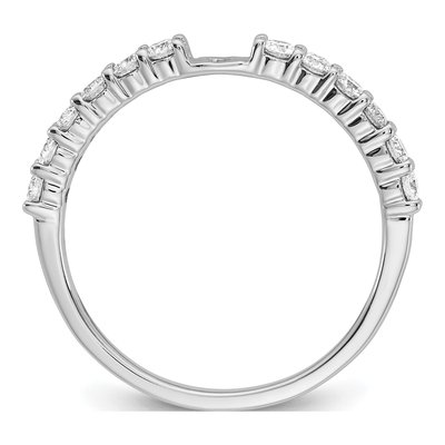 14K White Gold Diamond Engagement Engagement Ring Semi-Mount – view 2