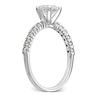 14K White Gold Diamond Engagement Engagement Ring Semi-Mount – view 6