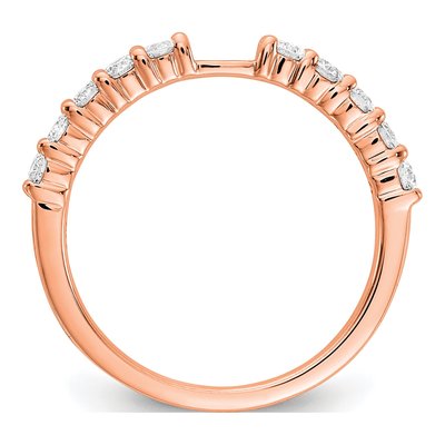 14K Rose Gold Diamond Engagement Engagement Ring Semi-Mount – view 2