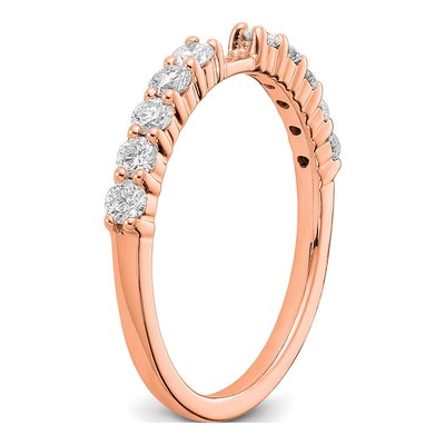 14K Rose Gold Diamond Engagement Engagement Ring Semi-Mount – view 7