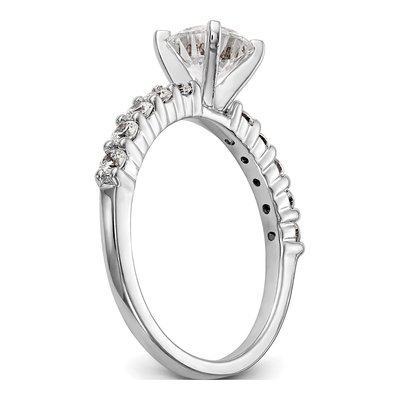 14K White Gold Diamond Engagement Engagement Ring Semi-Mount – view 7