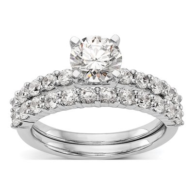 14K White Gold Diamond Engagement Engagement Ring Semi-Mount – view 8
