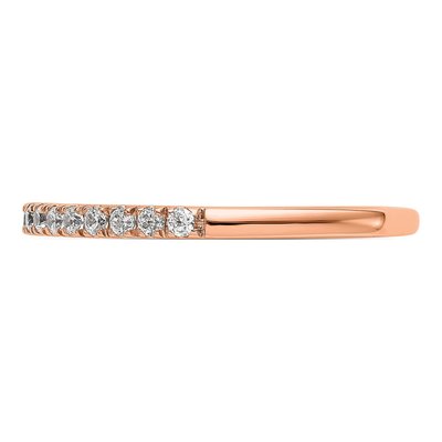 14K Rose Gold 3/8 ct tw Lab-Grown Diamond Wedding Band – view 3