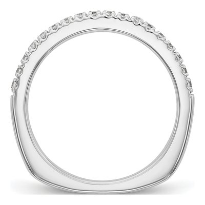 14K White Gold 3/8 ct tw Lab-Grown Diamond Wedding Band – view 2
