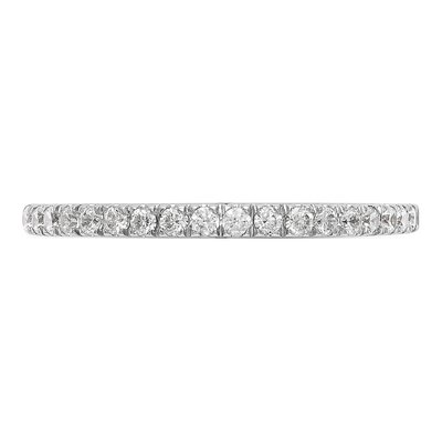 14K White Gold 3/8 ct tw Lab-Grown Diamond Wedding Band – view 4