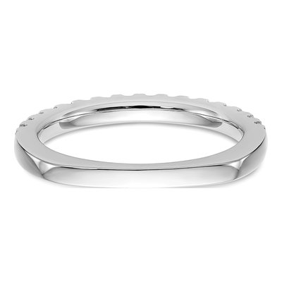 14K White Gold 3/8 ct tw Lab-Grown Diamond Wedding Band – view 5