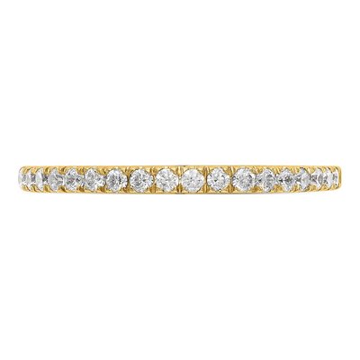 14K Yellow Gold 3/8 ct tw Lab-Grown Diamond Wedding Band – view 5
