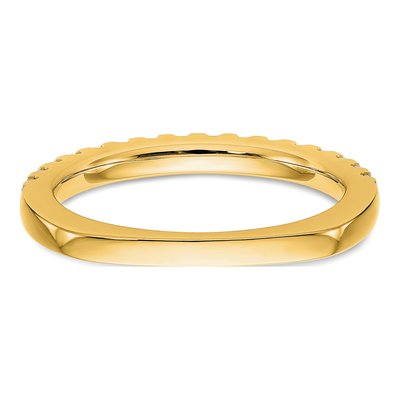 14K Yellow Gold 3/8 ct tw Lab-Grown Diamond Wedding Band – view 6