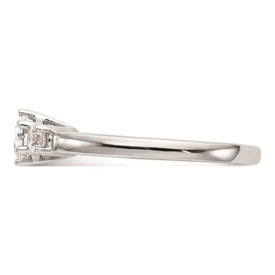 14K White Gold Diamond Engagement Ring Mounting – view 4