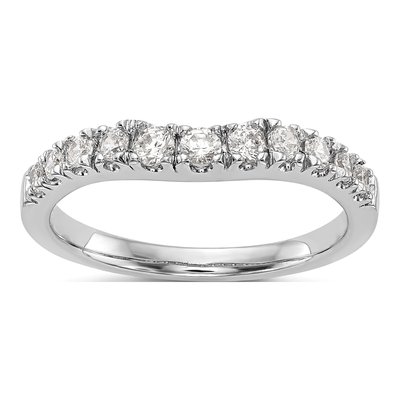 14K White Gold 0.98 ct tw Diamond Wedding Ring