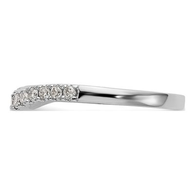 14K White Gold 1/3 ct tw Lab-Grown Diamond Wedding Band – view 5