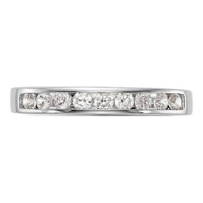 14K White Gold 1/2 ct tw Lab-Grown Diamond Wedding Band – view 5
