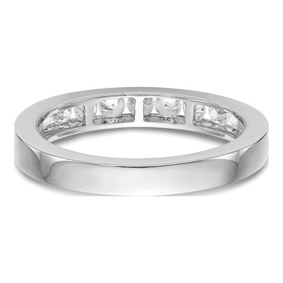 14K White Gold 1/2 ct tw Lab-Grown Diamond Wedding Band – view 6