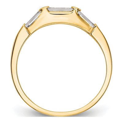 14K Yellow Gold 0.4 ct Diamond Wedding Band – view 2