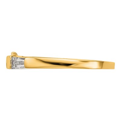 14K Yellow Gold 0.4 ct Diamond Wedding Band – view 3